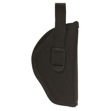 Picture of Uncle Mike's Sidekick Hip Holster OWB Size 15, Black Cordura, Belt Loop, Fits Large Semi-Auto/3.50-4.50" Barrel, Right Hand 81151