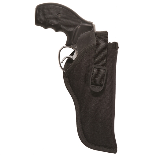 Picture of Uncle Mike's Sidekick Hip Holster OWB Size 02 Black Cordura Belt Loop Fits Med/Large DA Revolver Right Hand 81021