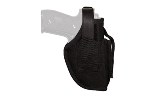 Picture of Uncle Mike's Sidekick IWB/OWB Holster with Mag Pouch Size 16 Kodra Black Ambi 70160A