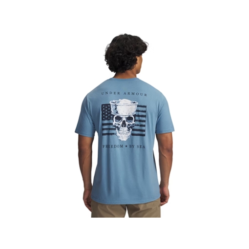Picture of Under Armour M Freedom By Sea SS T    6004103-418-LG