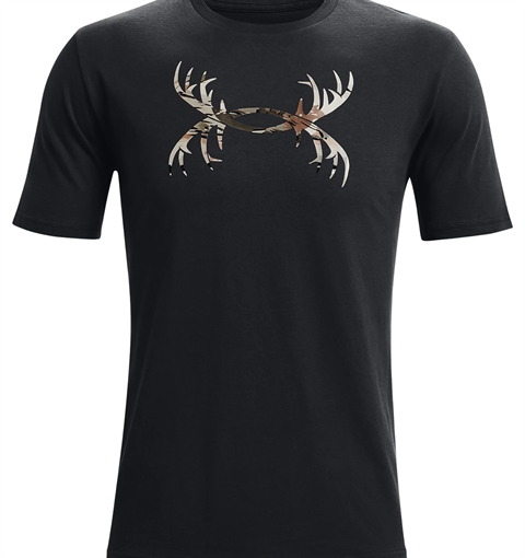 Picture of Under Armour UA Antler Logo T-Shirt 1366017-001-LG