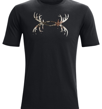 Picture of Under Armour UA Antler Logo T-Shirt 1366017-001-3XL