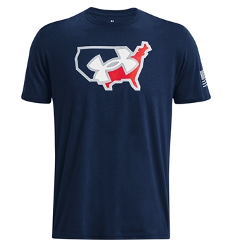 Picture of Under Armour UA Freedom Big Flag Logo Lockup T-Shirt 1379221408MD