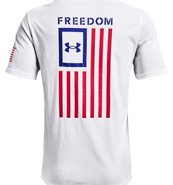 Picture of Under Armour UA Freedom Flag T-Shirt 1370810-101-3XL