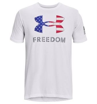 Picture of Under Armour UA Freedom Logo T-Shirt 1370811-101-SM