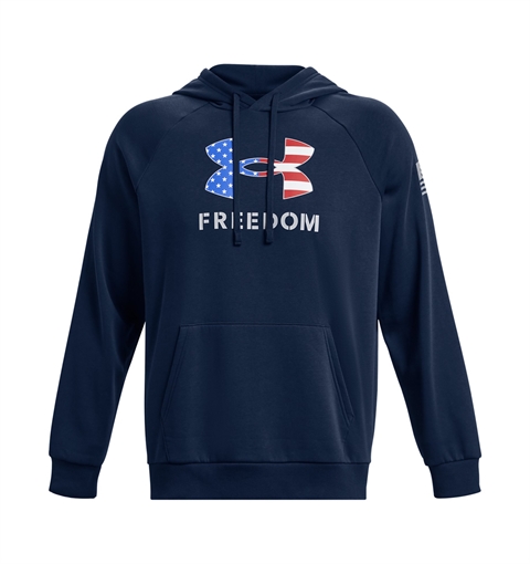 Picture of Under Armour UA Freedom Rival Fleece Big Flag Logo Hoodie 1379209408LG