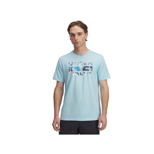Picture of Under Armour UA M STACKED LOGO FILL SS 1361903-494-MD