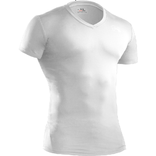 Picture of Under Armour UA Men's Tactical HeatGear Compression V-Neck T-Shirt 1216010-100-SM