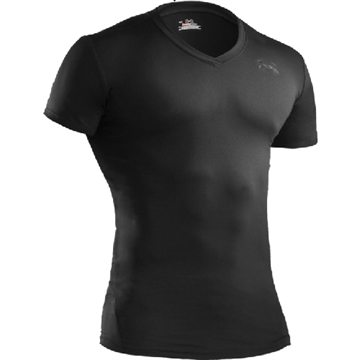 Picture of Under Armour UA Men's Tactical HeatGear Compression V-Neck T-Shirt 1216010-001-3XL