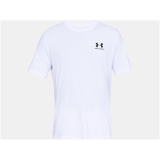 Picture of Under Armour UA Sportstyle Left Chest Short Sleeve Shirt    1326799-100-MD