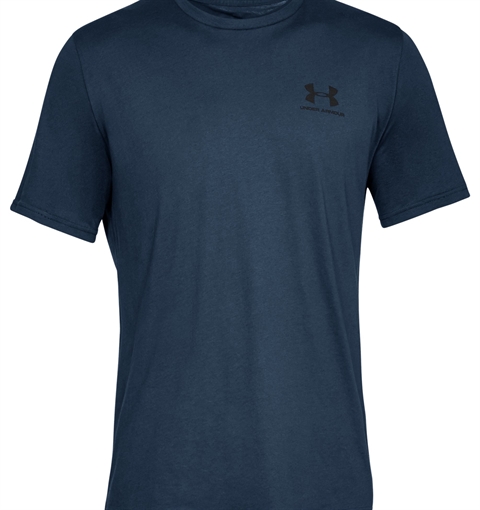 Picture of Under Armour UA Sportstyle Left Chest Short Sleeve Shirt 1326799-408-3XL
