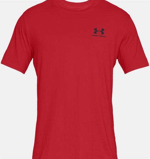Picture of Under Armour UA Sportstyle Left Chest Short Sleeve Shirt 1326799-600-XXL