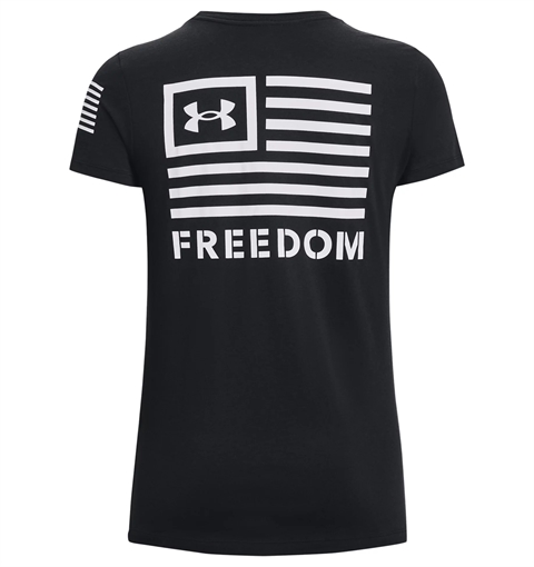 Picture of Under Armour Women's UA Freedom Banner T-Shirt 1370819-001-XL