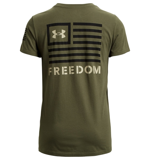 Picture of Under Armour Women's UA Freedom Banner T-Shirt 1370819-391-SM