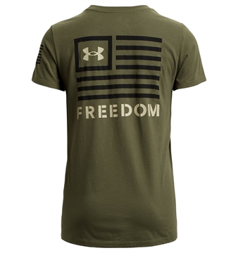 Picture of Under Armour Women's UA Freedom Banner T-Shirt 1370819-391-SM
