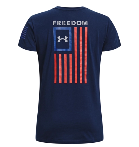 Picture of Under Armour Women's UA Freedom Flag T-Shirt 1370814408SM