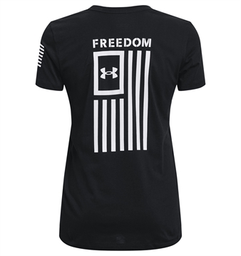 Picture of Under Armour Women's UA Freedom Flag T-Shirt 1370814-001-LG