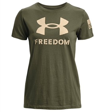 Picture of Under Armour Women's UA Freedom Logo T-Shirt 1370815-391-XS