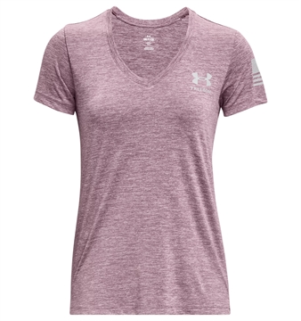 Picture of Under Armour Women's UA Tech Freedom Short Sleeve V-Neck 1369471501SM