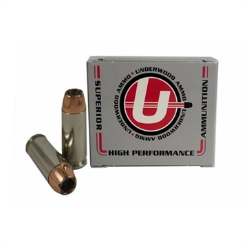 Picture of Underwood Ammo 10MM AUTO 165GR BONDED JACKETED HOLLOW POINT 20/BOX 237