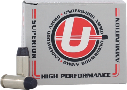 Picture of Underwood Ammo Hard Cast Flat Nose Handgun Ammunition 10mm Auto 220gr FN 1200 fps 20/ct 242
