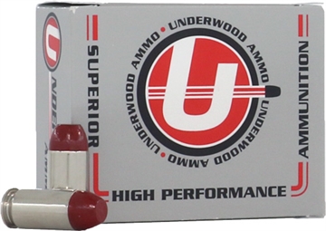 Picture of Underwood Hard Cast Black Cherry Handgun Ammunition .45 ACP(+P) 255gr FN 925 fps 20/ct 727