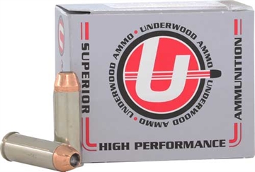 Picture of Underwood Ammo XTP Jacketed Hollow Point Handgun Ammunition 45 Colt (+P) 250gr JHP 1400 fps 20/ct 434