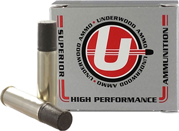 Picture of Underwood Ammo Lead Wide Flat Nose Handgun Ammunition 500 S&W 700gr FN 1200 fps 20/ct 741