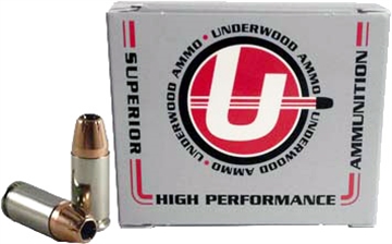 Picture of Underwood Hunting & Self Defense Handgun Ammunition 9mm Luger(+P) 124gr JHP 1225 fps 20/ct 134