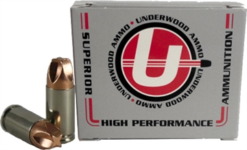 Picture of Underwood Ammo Xtreme Defender Handgun Ammunition 9mmLuger (+P+) Luger 90gr Copper Monolithic 1550 fps 20/ct 817