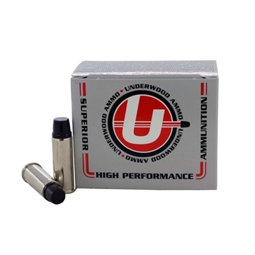 Picture of Underwood Ammo Lead Keith-Type Semi-Wadcutter Handgun Ammunition .44 Rem Mag 255gr SWC 1350 fps 20/ct 722