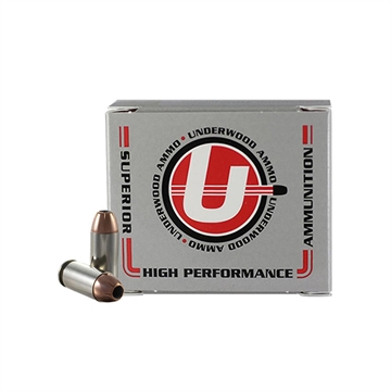 Picture of Underwood Ammo XTP Jacketed Hollow Point Handgun Ammunition 40 S&W 155gr JHP 1300 fps 20/ct 223