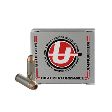 Picture of Underwood Ammo XTP Jacketed Hollow Point Handgun Ammunition 45 Colt (+P) 300gr JHP 1300 fps 20/ct 435