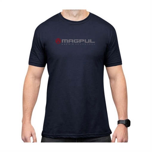 Picture of Magpul UNFAIR ADVANTAGE COTTON T-SHIRT 2X-LARGE NAVY MAG1114-410-2XL