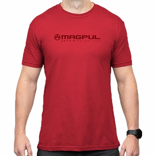 Picture of Magpul UNFAIR ADVANTAGE COTTON T-SHIRT RED MEDIUM MAG1114-610-M