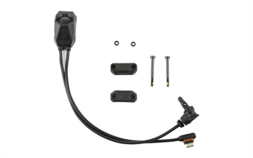 Picture of Unity Tactical AXON SL SYNC, Link, 7", Dual Lead Remote Switch For Crane Laser and USB-C, Fits Picatinny, Black AXN-SL-UCI7B