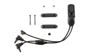 Picture of Unity Tactical AXON SYNC, Link, 7", Dual Lead Remote Switch For DBAL Laser and USB-C, Fits Picatinny, Black AXNS-UCD7B