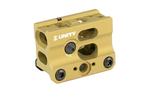 Picture of Unity Tactical FAST Micro-SB, Red Dot Mount, 2.26" Optical Height, Compatible with CompM5s/CompM5b/Duty RDS Footprints, Anodized Finish, Flat Dark Earth FST-MSBF