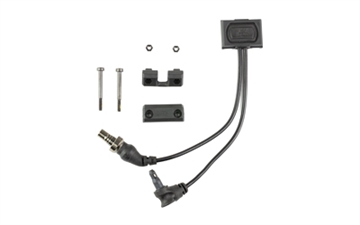 Picture of Unity Tactical ModButton Lite SYNC, 4.5", Dual Lead Remote Switch For Surefire Scout and Crane Laser, Fits Picatinny, Black MBL2-BLK-SF-CL-4.5