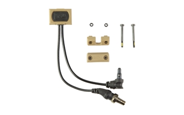 Picture of Unity Tactical ModButton Lite SYNC, 4.5", Dual Lead Remote Switch For Surefire Scout and Crane Laser, Fits Picatinny, Flat Dark Earth MBL2-FDE-SF-CL-4.5