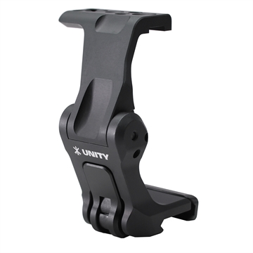 Picture of Unity Tactical FAST, Magnifier Mount, 2.26" Optical Height, Compatible with G23, G30, G33, G43, G45, VMX-3T, Micro3X, Micro6X, 3X MAG-C, Juliet3X, Juliet4X, Juliet Micro3X, HM3X and HM3XT, Anodized Finish, Black FST-OMB FSTOMB