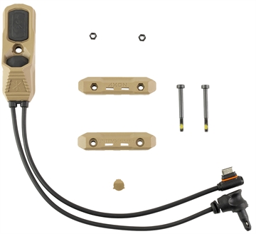 Picture of Unity Tactical AXON, Link, 7", Dual Lead Remote Switch For Crane Laser and USB-C, Fits Picatinny, Flat Dark Earth AXN-UCI7F AXNUCI7F