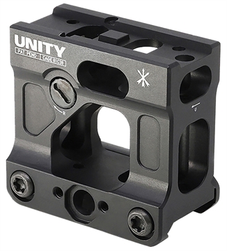 Picture of Unity Tactical FAST Micro, Red Dot Mount, 2.26" Optical Height, Compatible with T1/T2 Footprints, Anodized Finish, Black FST-MICB FSTMICB