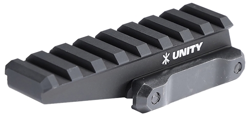 Picture of Unity Tactical FAST, Red Dot Riser, Elevates Lower 1/3 Mount to 2.26" Optical Height, Direct to Picatinny, Anodized Finish, Black FST-ORB FSTORB