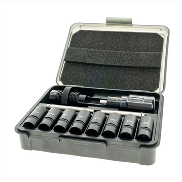 Picture of Frankford Arsenal Universal Bullet Seating Die, .224 - .338 Calibers, Built it Micrometer, 9 Bullet Alignment Sleeves , 3 VLD Seating Stems, Storage Case, Black 1116715