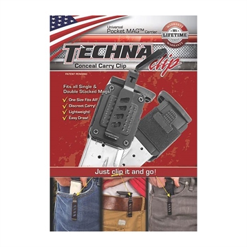Picture of Techna Clip UNIVERSAL POCKET MAG (MINIMALISTIC MAGAZINE HOLDER .22 .380 PKMAG