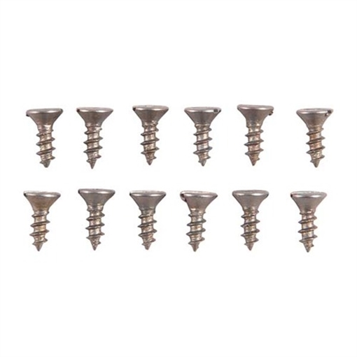 Picture of Brownells 2X1/4'' STEEL FLAT HEAD WOOD SCREWS BLUED 12 PACK    FWS2-14BZ