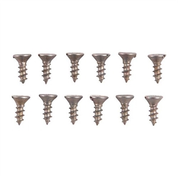 Picture of Brownells 2X1/4'' STEEL FLAT HEAD WOOD SCREWS BLUED 12 PACK    FWS2-14BZ