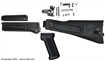 Picture of US Made Solid Polymer Folder (includes Trunnion and Hinge Mechanism Hardware) AK-USFBH