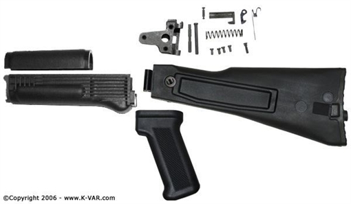Picture of US Made Solid Polymer Folder (includes Trunnion and Hinge Mechanism Hardware) AK-USFBH
